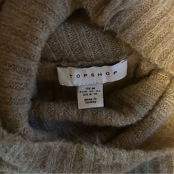 Topshop Turtleneck Sweater Dress - Picture 3 of 7